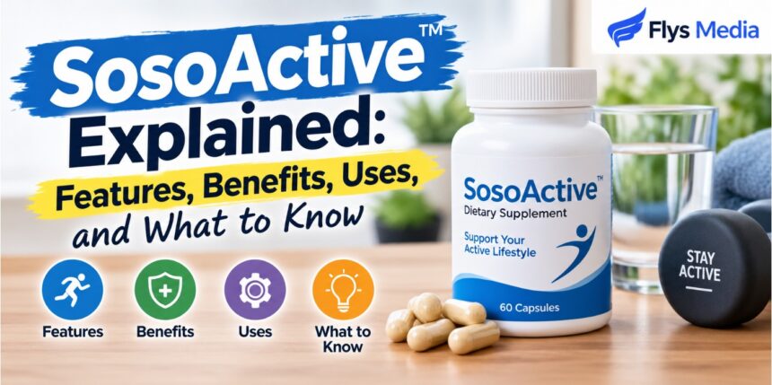 SosoActive platform showing digital content, social connections, chat, and virtual community features