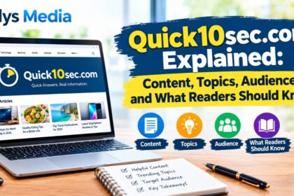 Quick10sec.com digital platform covering technology, business, finance, sports, education, and travel
